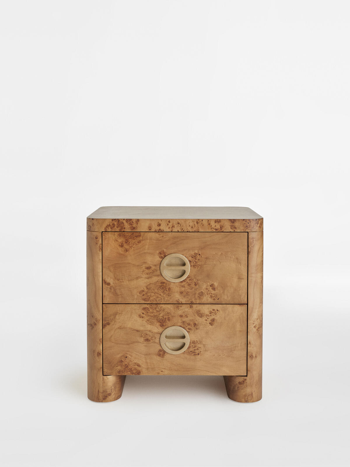 Warwick Bedside Table, Mappa Burl | Soho Home Ltd