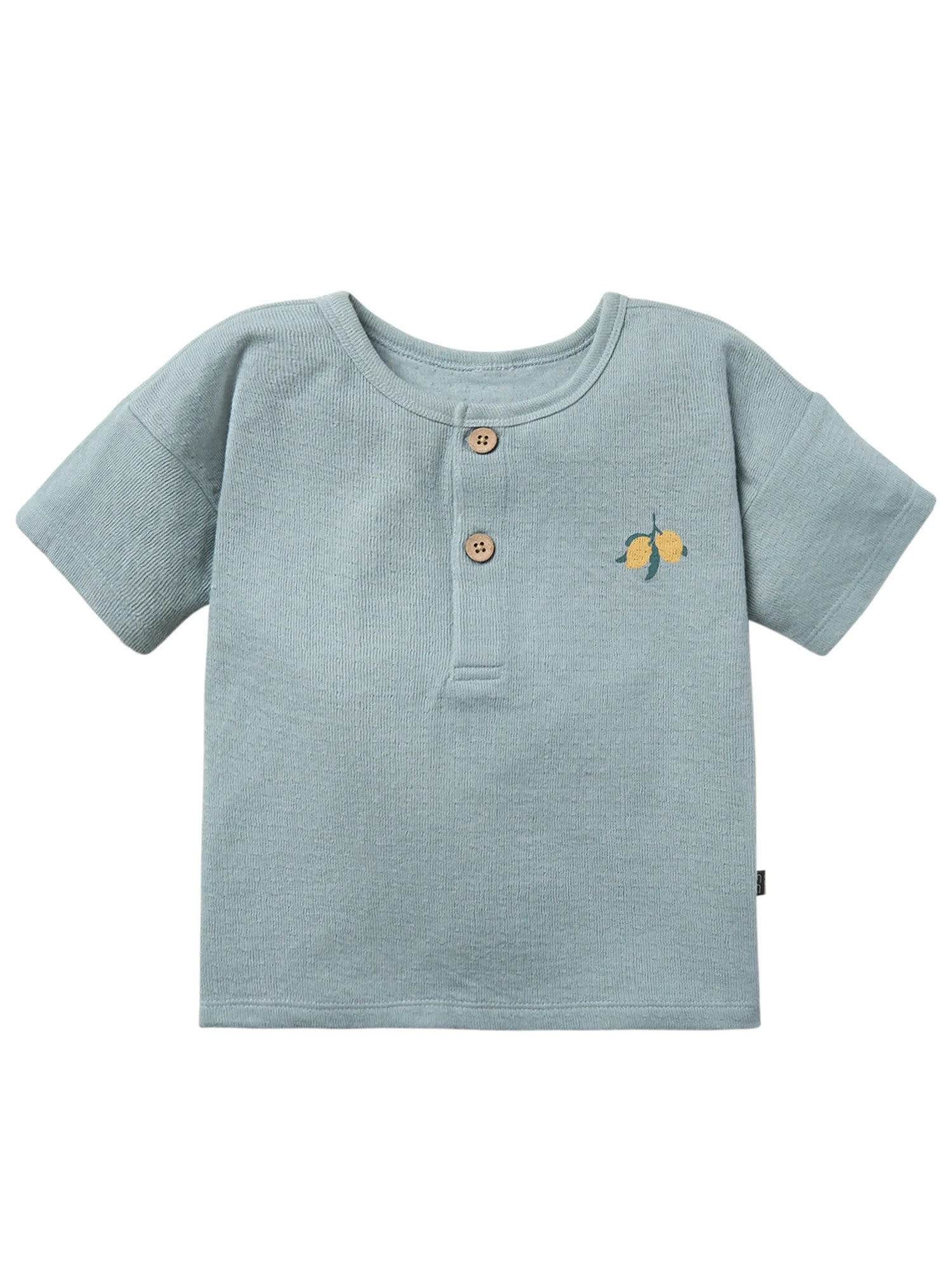 Modern Moments by Gerber Toddler Boy Organic Short Sleeve Henley T-Shirt, Sizes 12M-5T | Walmart (US)