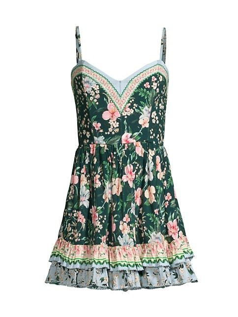 Isadora Floral Minidress | Saks Fifth Avenue