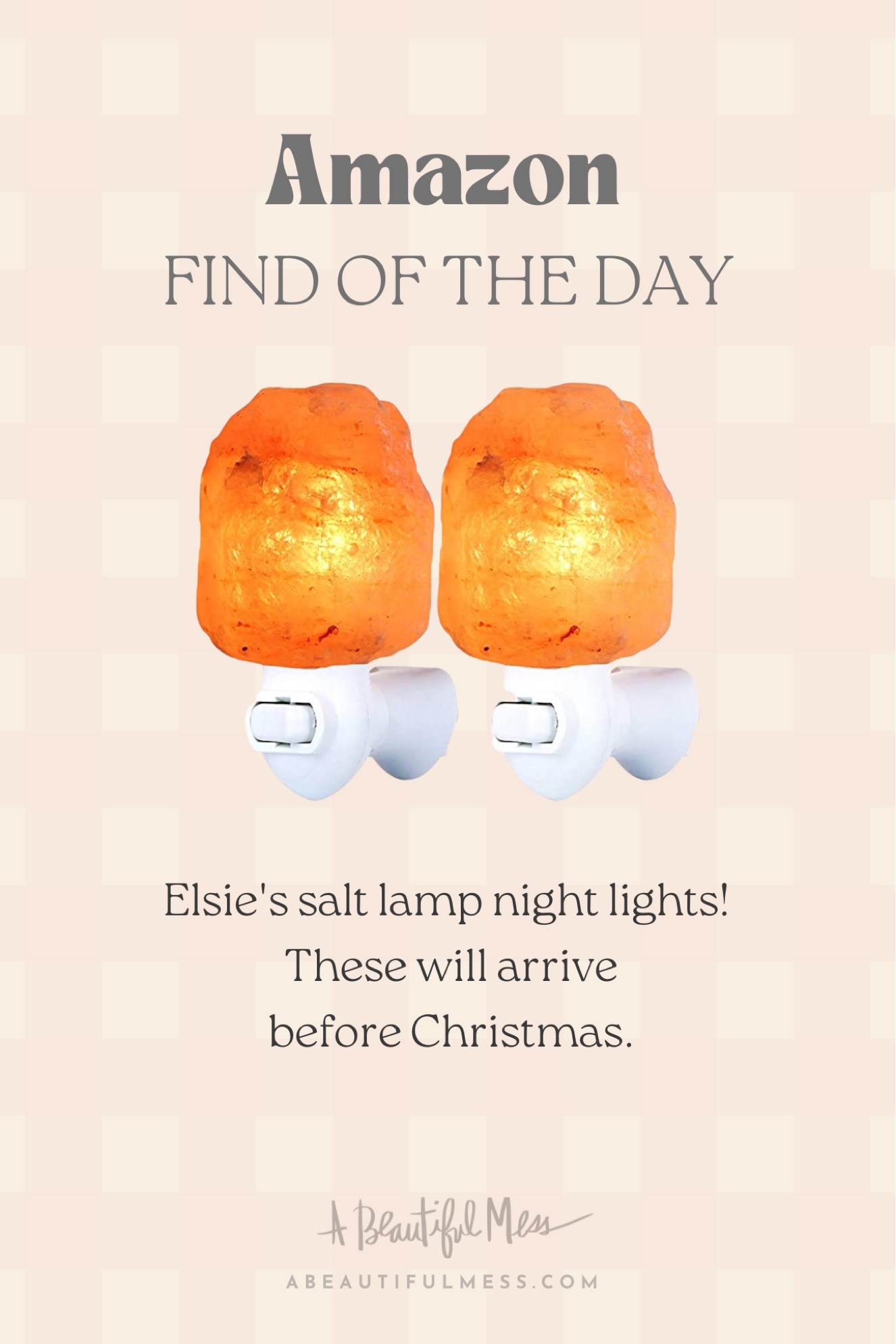 Elsie’s salt lamp night lights 💡

#LTKhome #LTKunder50 #LTKFind