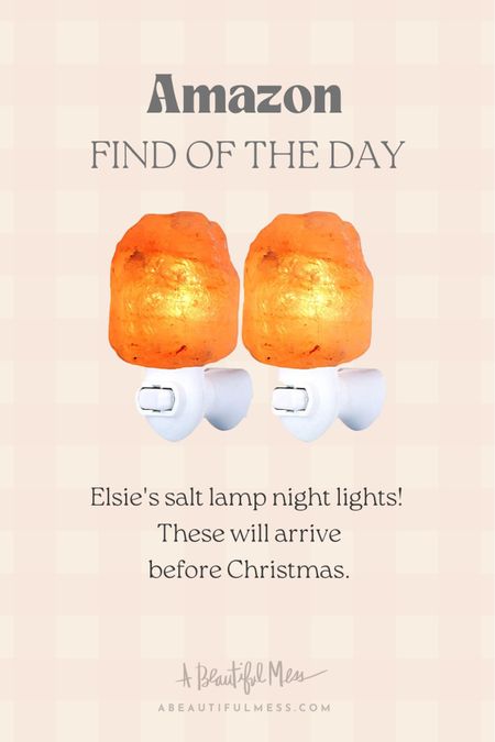 Elsie’s salt lamp night lights 💡

#LTKhome #LTKunder50 #LTKFind