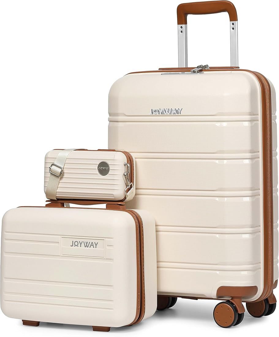 Joyway Luggage Carry-On Suitcases 20" Lightweight Polypropylene Carrying Case with TSA Lock,Rigid... | Amazon (US)
