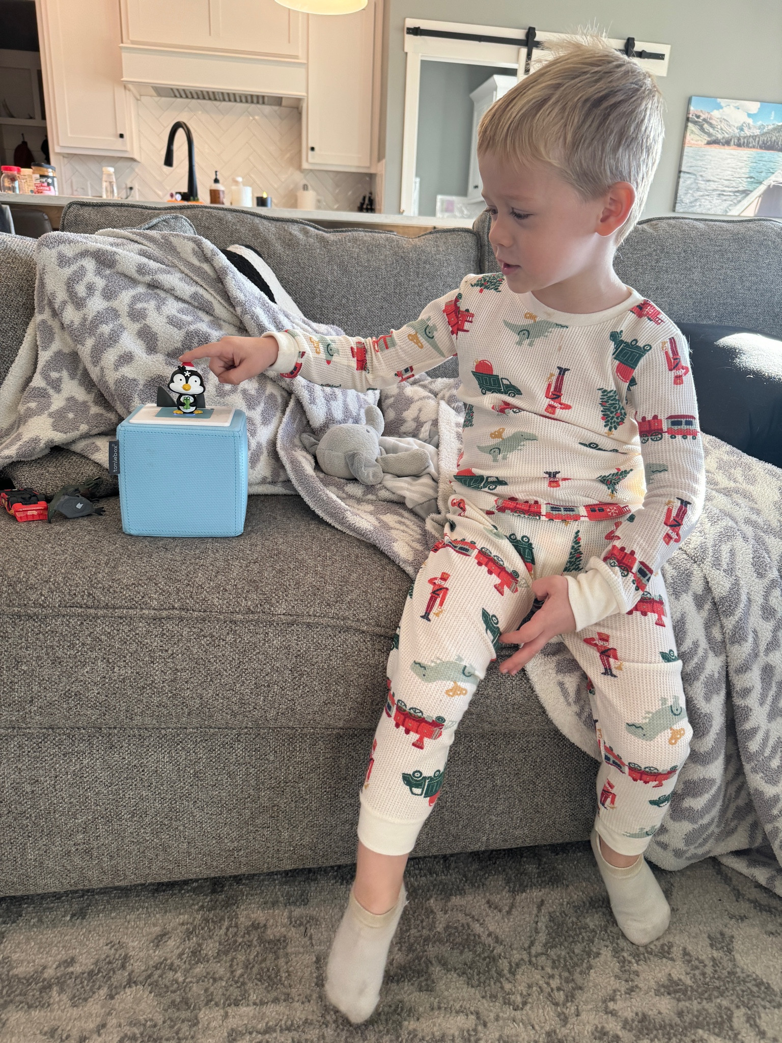 Obsessed with these Christmas jammies!!! Carter’s brand from Target, only $10 for the set! Rhett will be 4 in a few months and fits perfectly in the 4T. 

Also linking the tonie box - an amazing toddler Christmas gift idea!! 

#LTKSeasonal #LTKGiftGuide #LTKHoliday