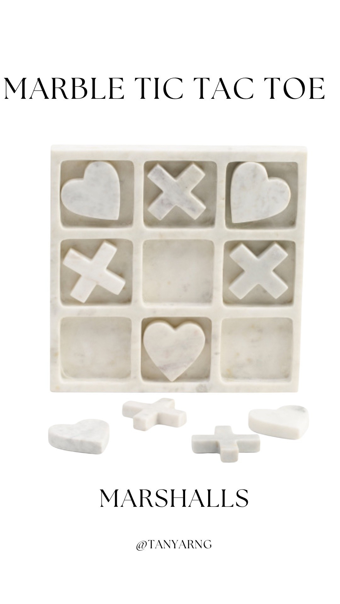Marbel tic tac toe Marshall’s tjmaxx home decor 

#LTKHome #LTKSeasonal #LTKFindsUnder50