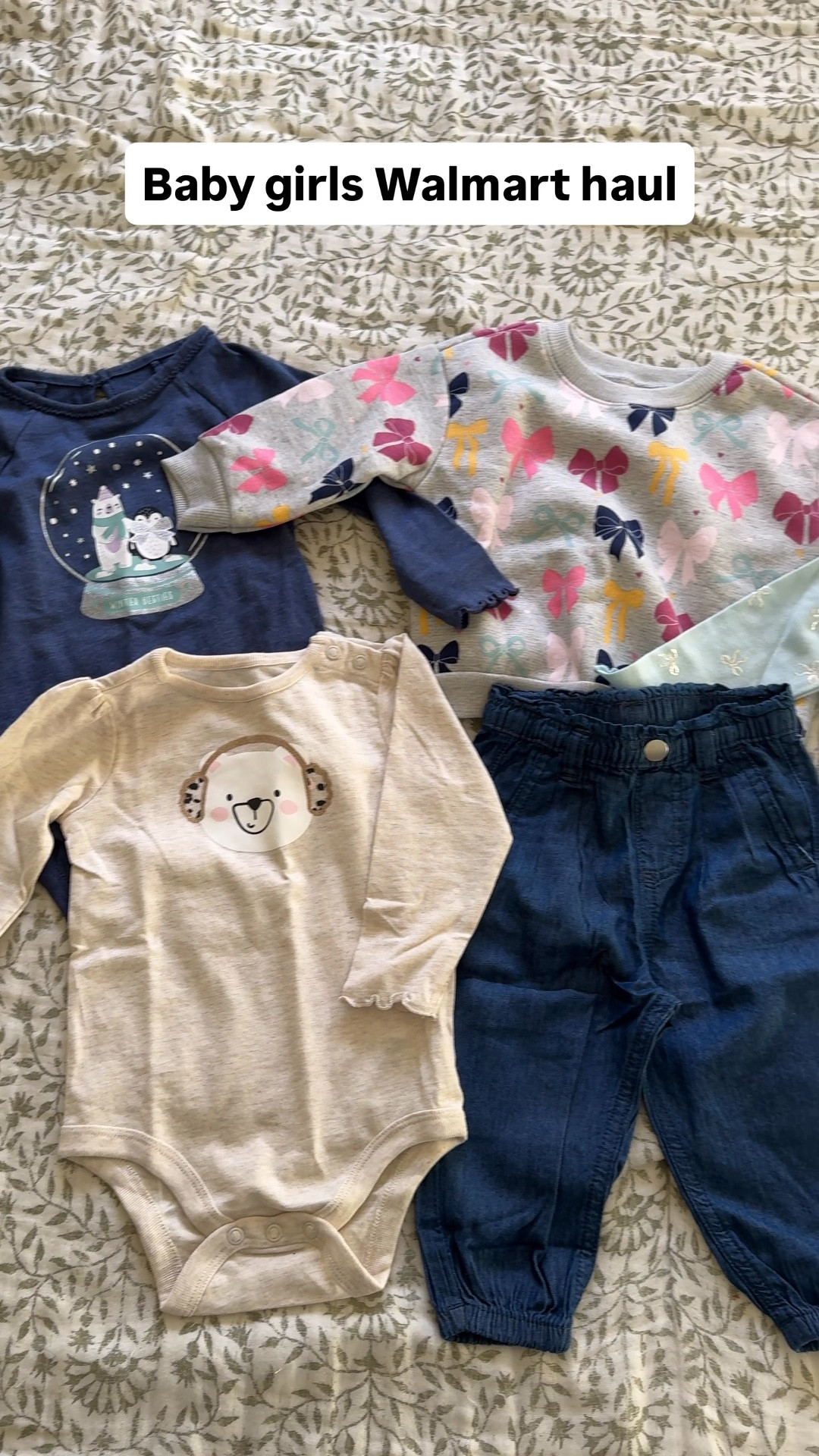 Walmart always has the cutest baby girl clothes 😍 I love these little winter outfits

#LTKmomlife #LTKSeasonal #LTKBaby