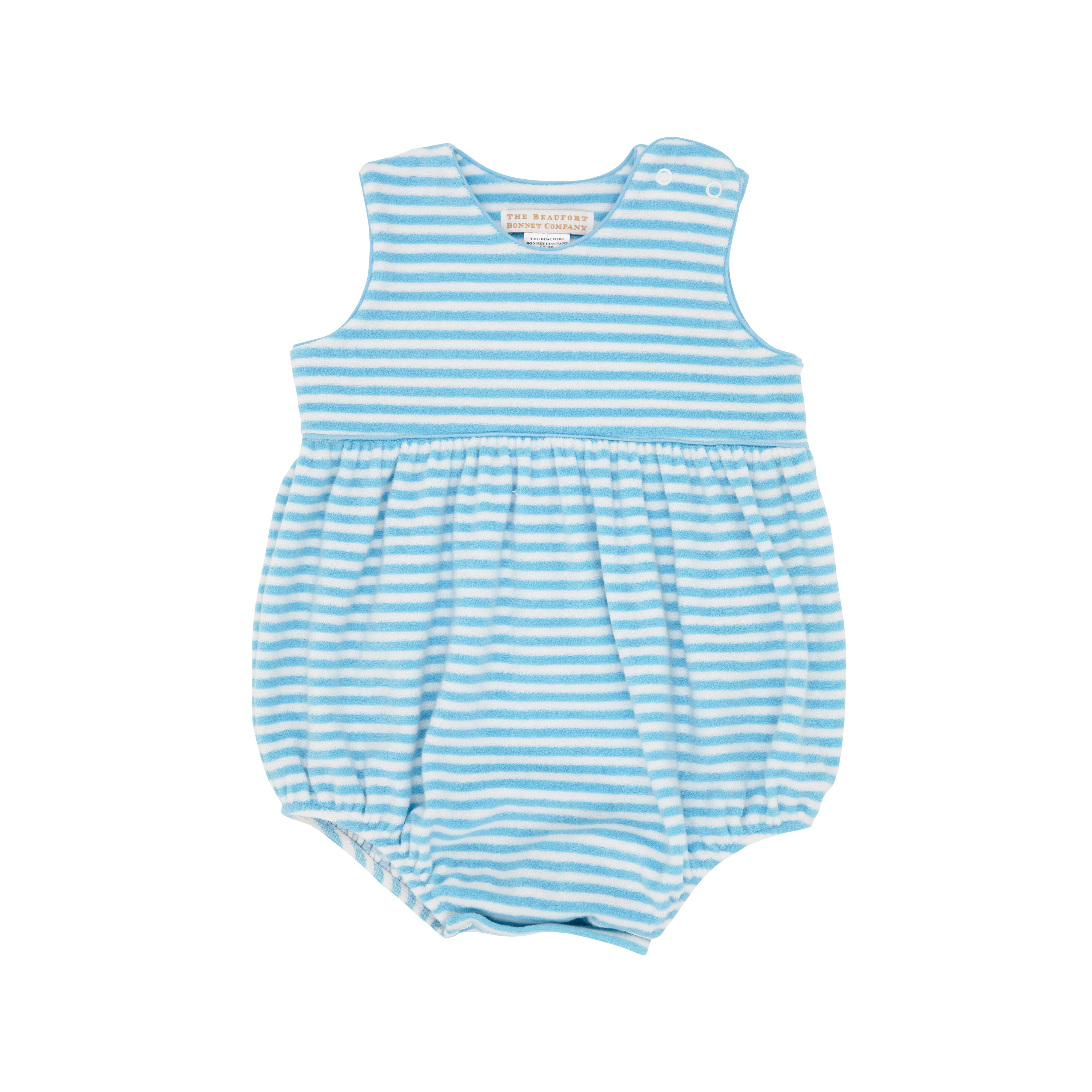 Bartlett Bubble (Terrycloth) - Brookline Blue Stripe | The Beaufort Bonnet Company