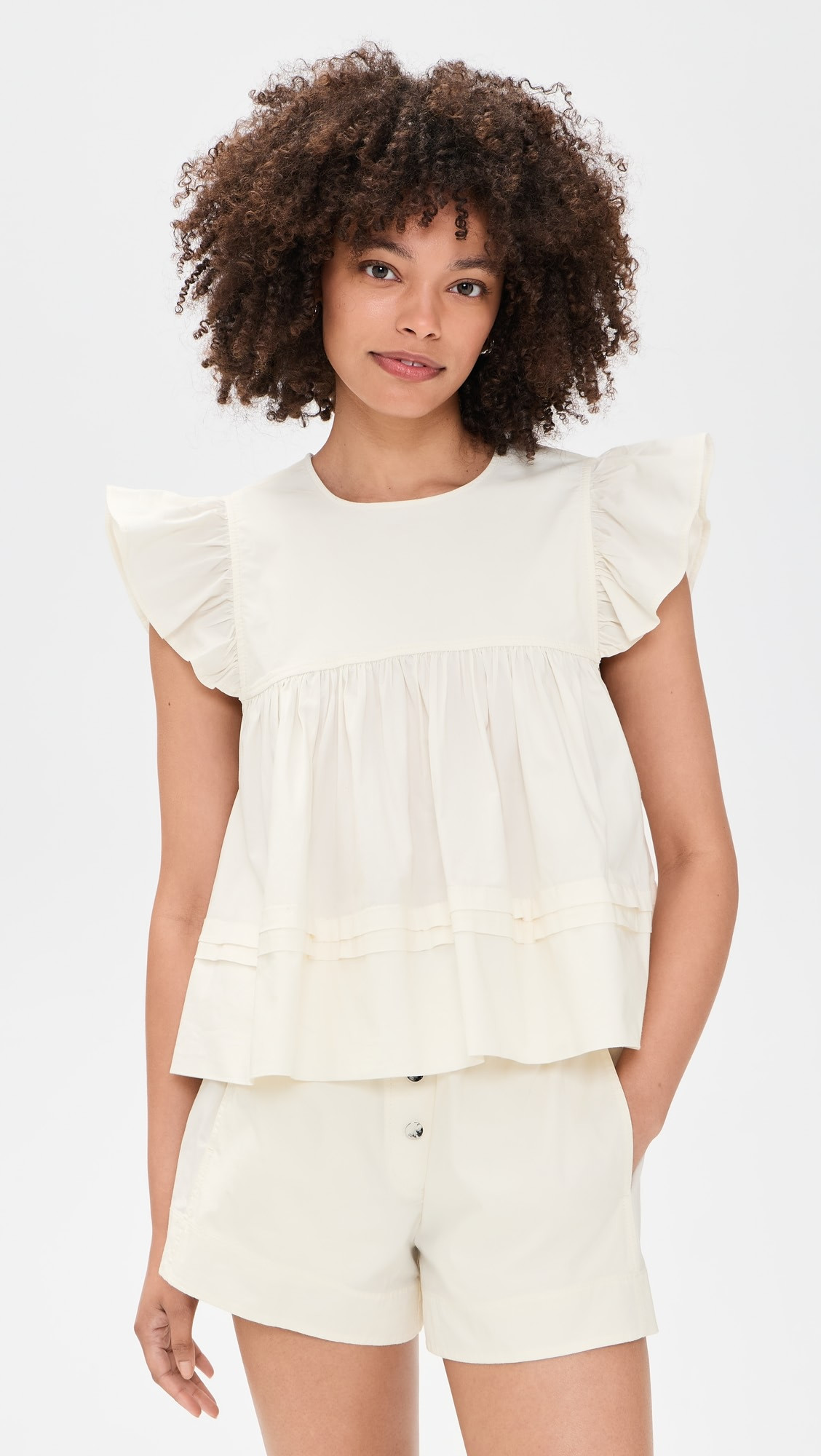 Frill Sleeve Top | Shopbop