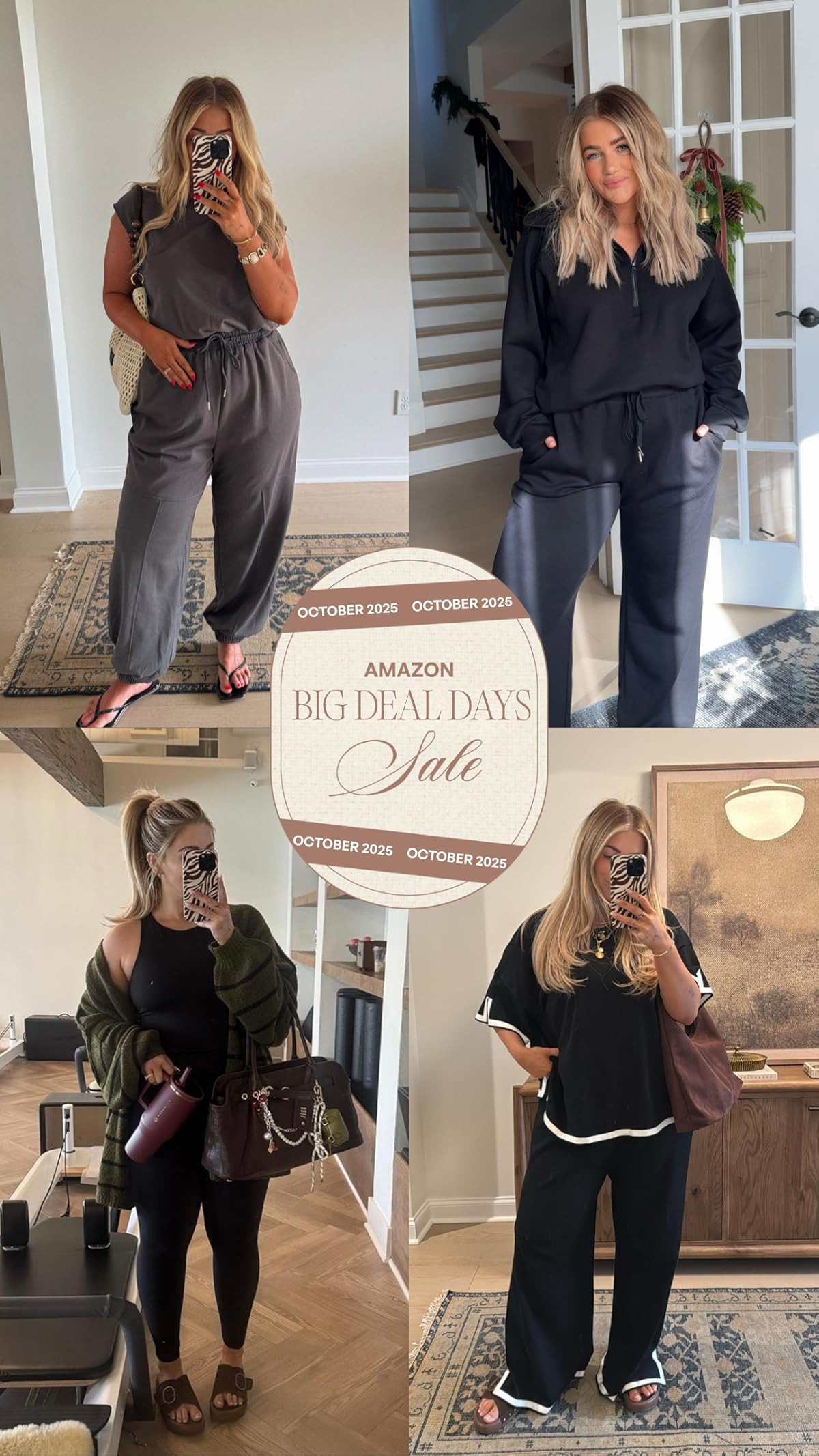 Flygo Womens Casual Jumpsuit Crewneck Cap Sleeve Long Wide Leg Pants One Piece Outfits Drawstring... | Amazon (US)