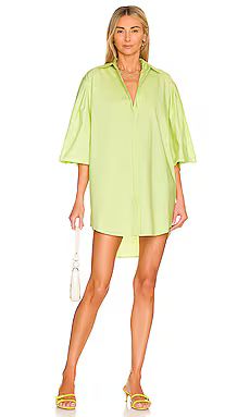 L'Academie Willacy Mini Dress in Lime Green from Revolve.com | Revolve Clothing (Global)