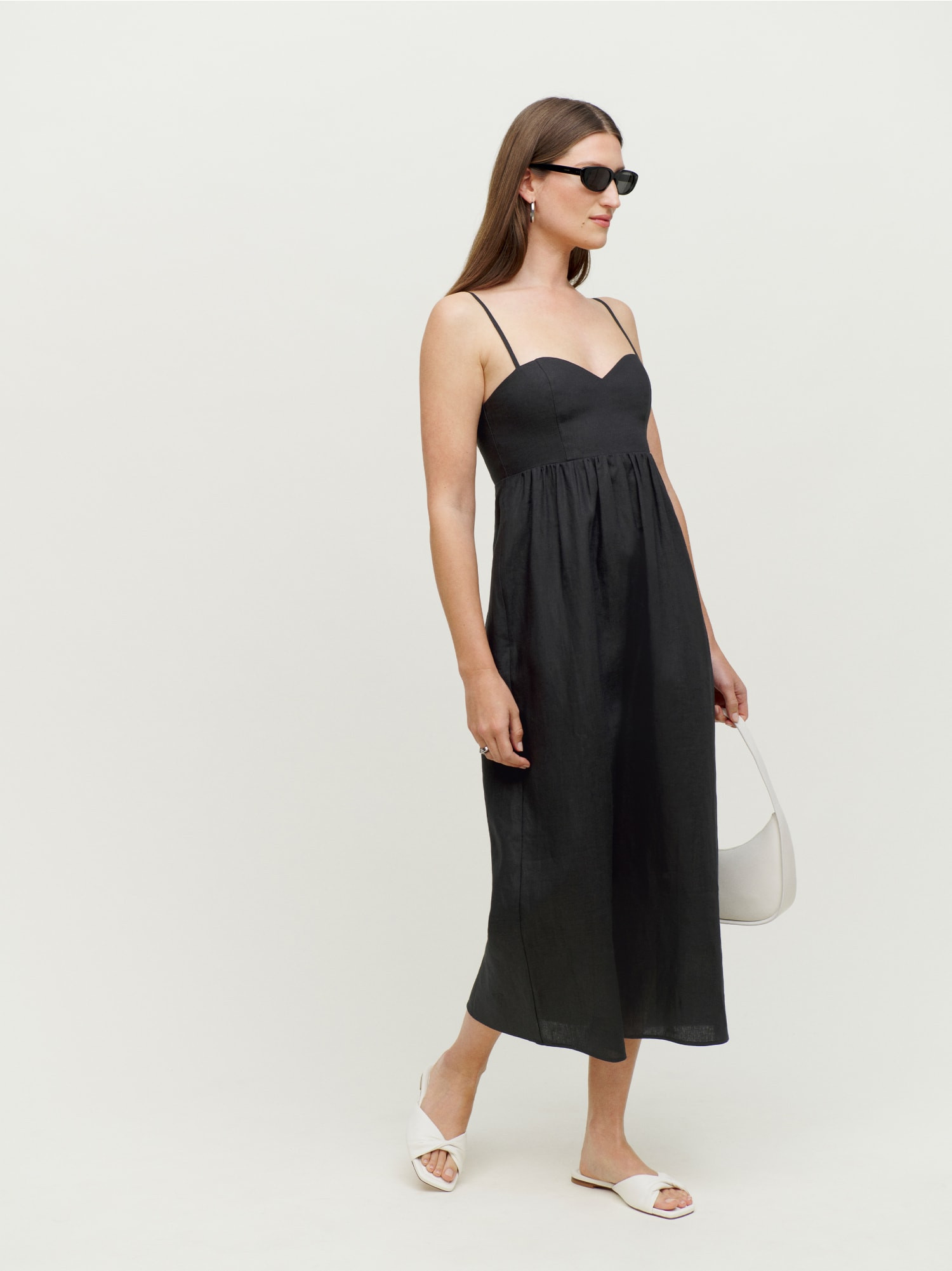 Odette Linen Dress | Reformation (Global)