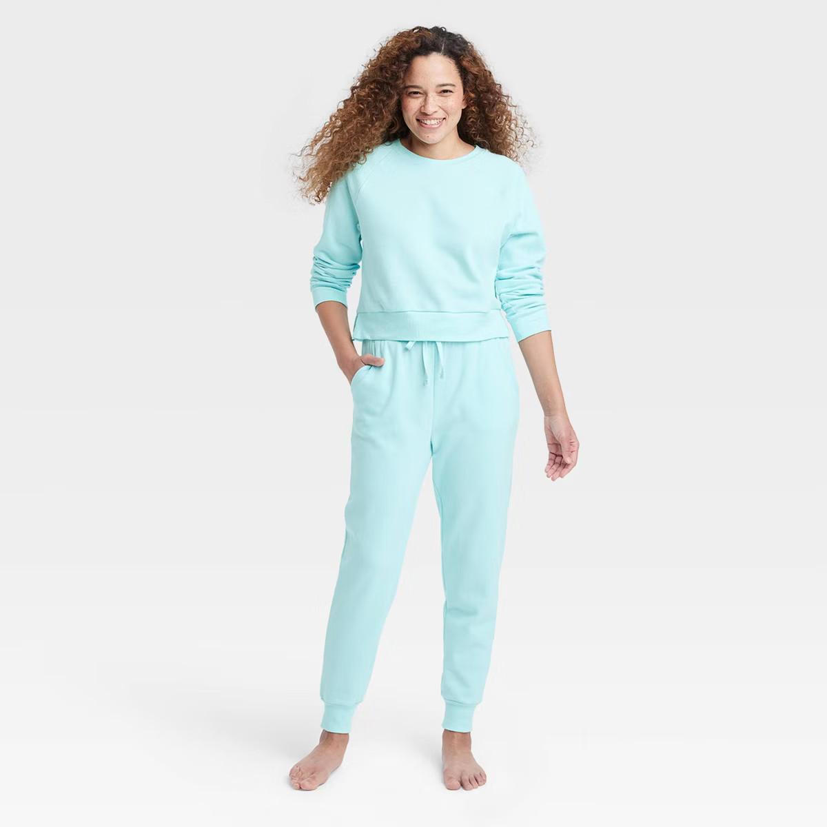 Women's Fleece Lounge Sweatshirt - Colsie™ | Target
