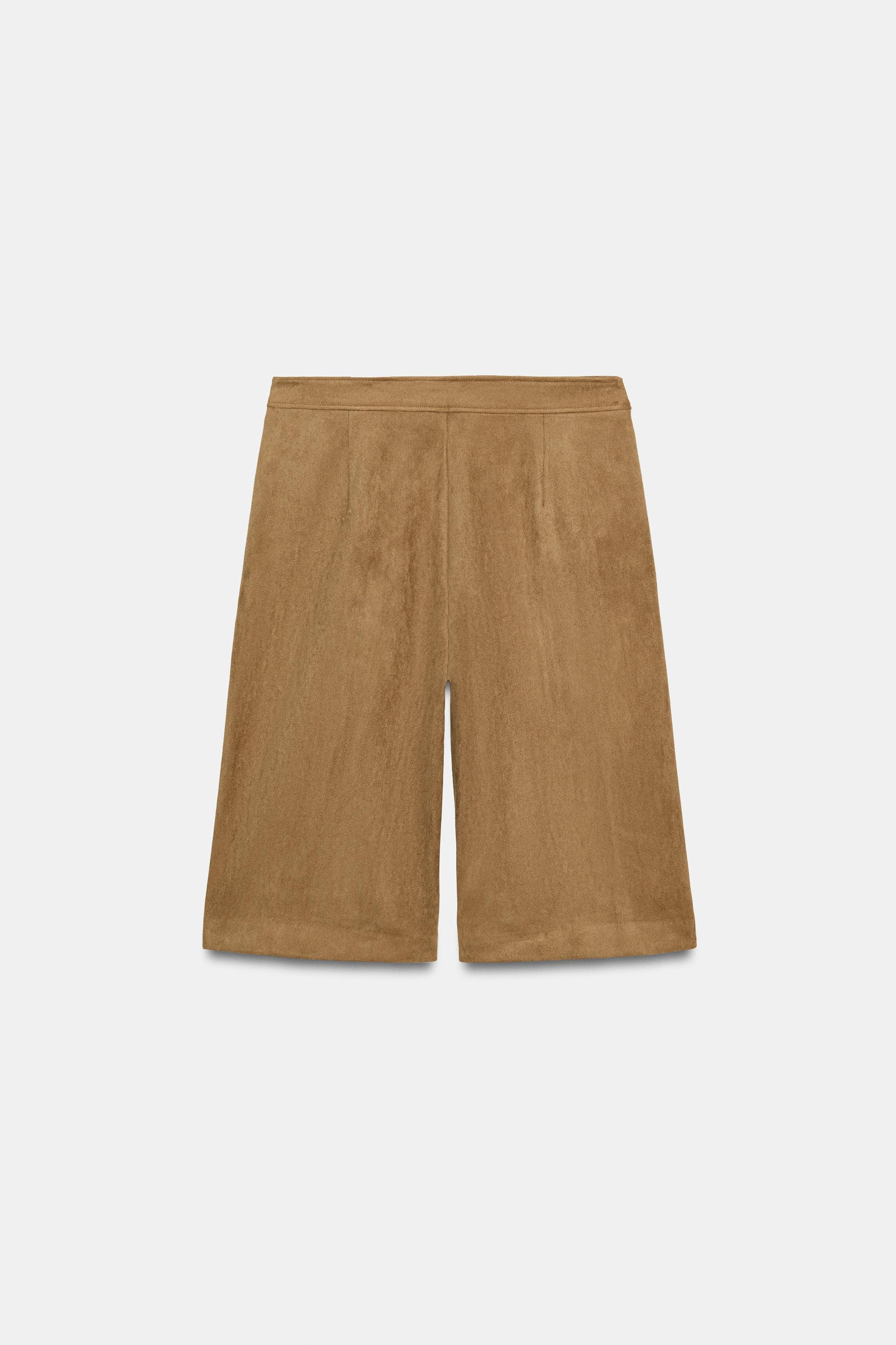 BERMUDA LONG EFFET DAIM | Zara FR