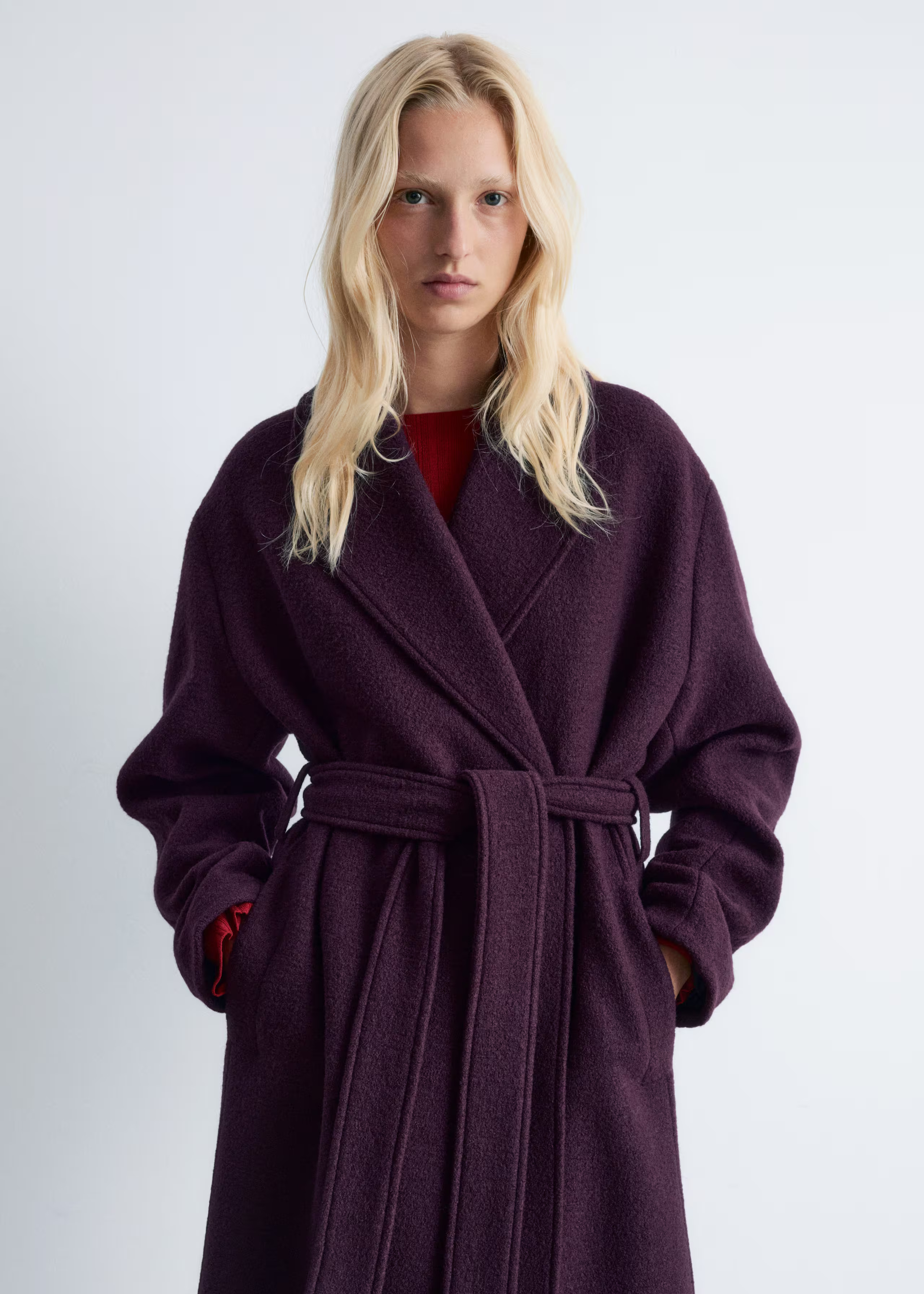Voluminous Belted Wool Coat | & Other Stories UK
