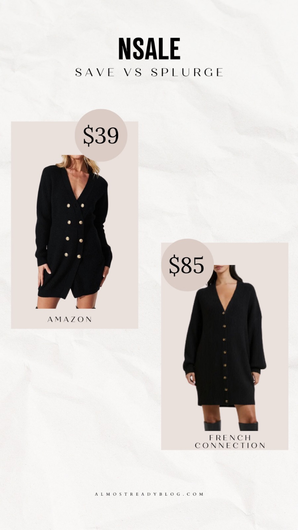 Amazon look for less, sweater dress, long cardigan 

#LTKFindsUnder100 #LTKFindsUnder50
