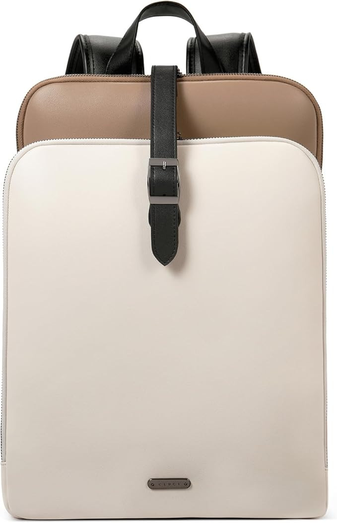 Genuine Leather 15.6 in Laptop Backpack Purse for Women Travel Backpack Work Business Vintage Cla... | Amazon (US)