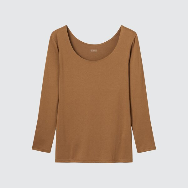 HEATTECH Scoop Neck Long-Sleeve T-Shirt | UNIQLO (US)