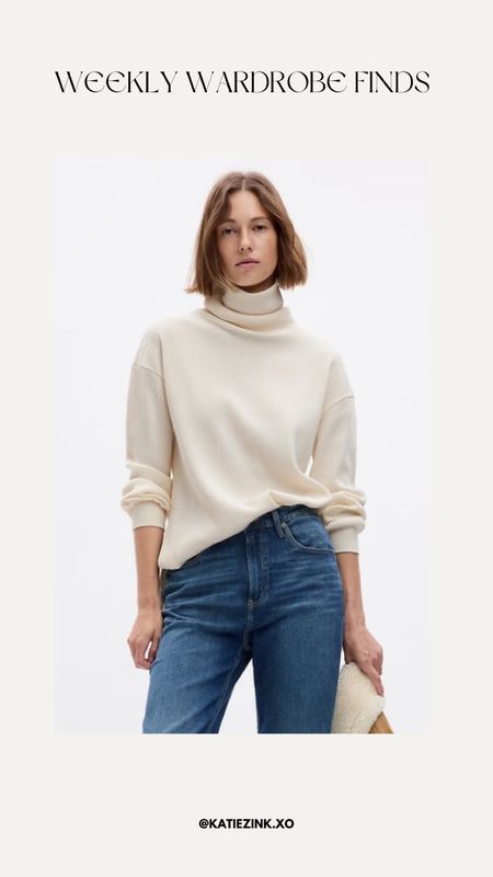 A winter wardrobe staple, the neutral turtle neck sweater 🙌🏼

#LTKstyletip #LTKmidsize