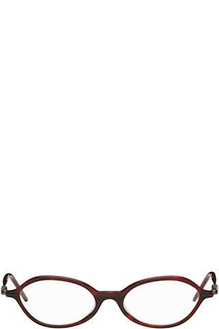 BONNIE CLYDE - Red & Black Nisa Glasses | SSENSE