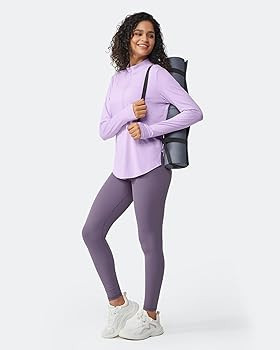 G4Free Womens UPF 50+ Sun Shirts Lightweight Golf Shirts Quick Dry Half Zip Workout Tops Running ... | Amazon (US)