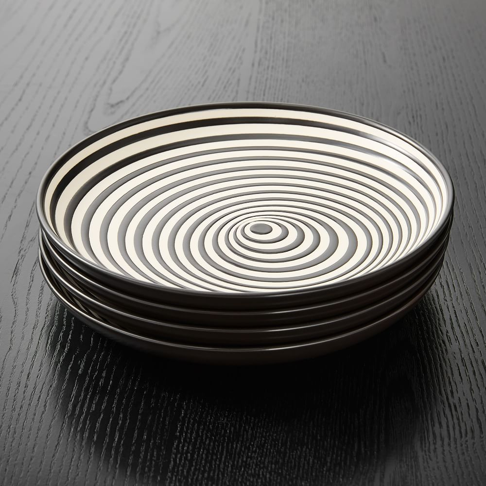 Halloween Spellbound Optic Stoneware Salad Plate Sets | West Elm (US)