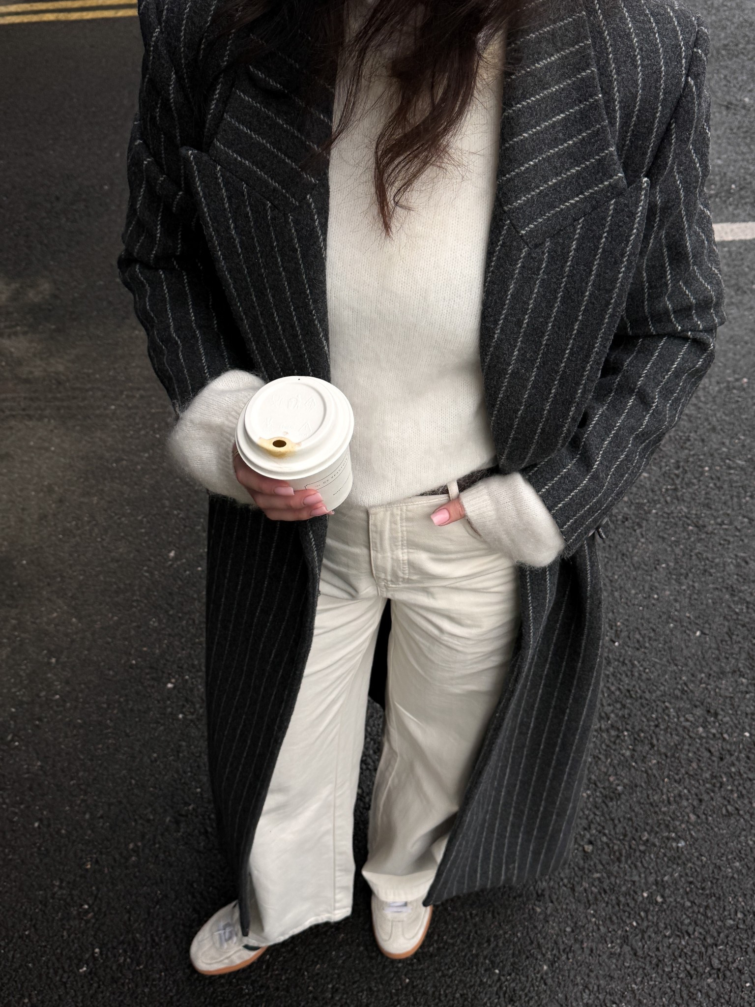 Maxi striped coat & white base

#LTKeurope #LTKwinter #LTKuk