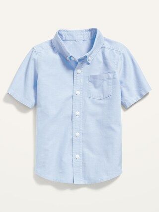 Short-Sleeve Oxford Pocket Shirt for Toddler Boys | Old Navy (US)