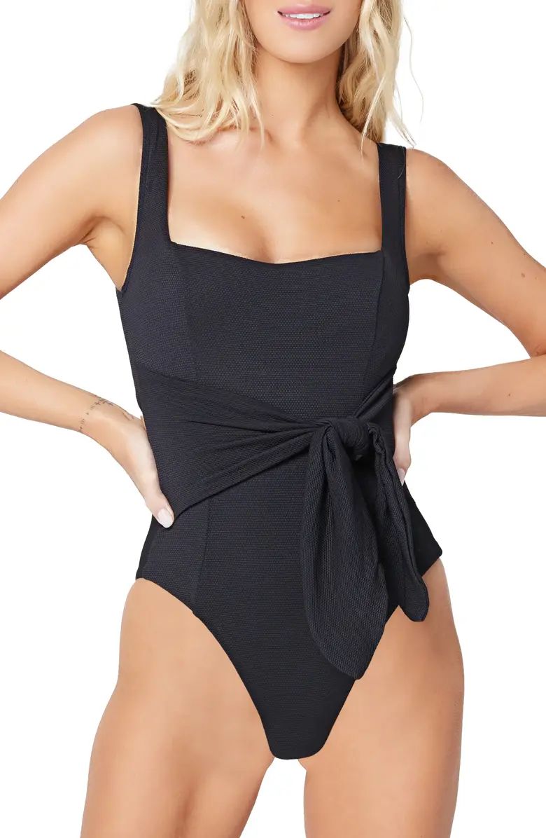 Balboa Tie Waist One-Piece Swimsuit | Nordstrom