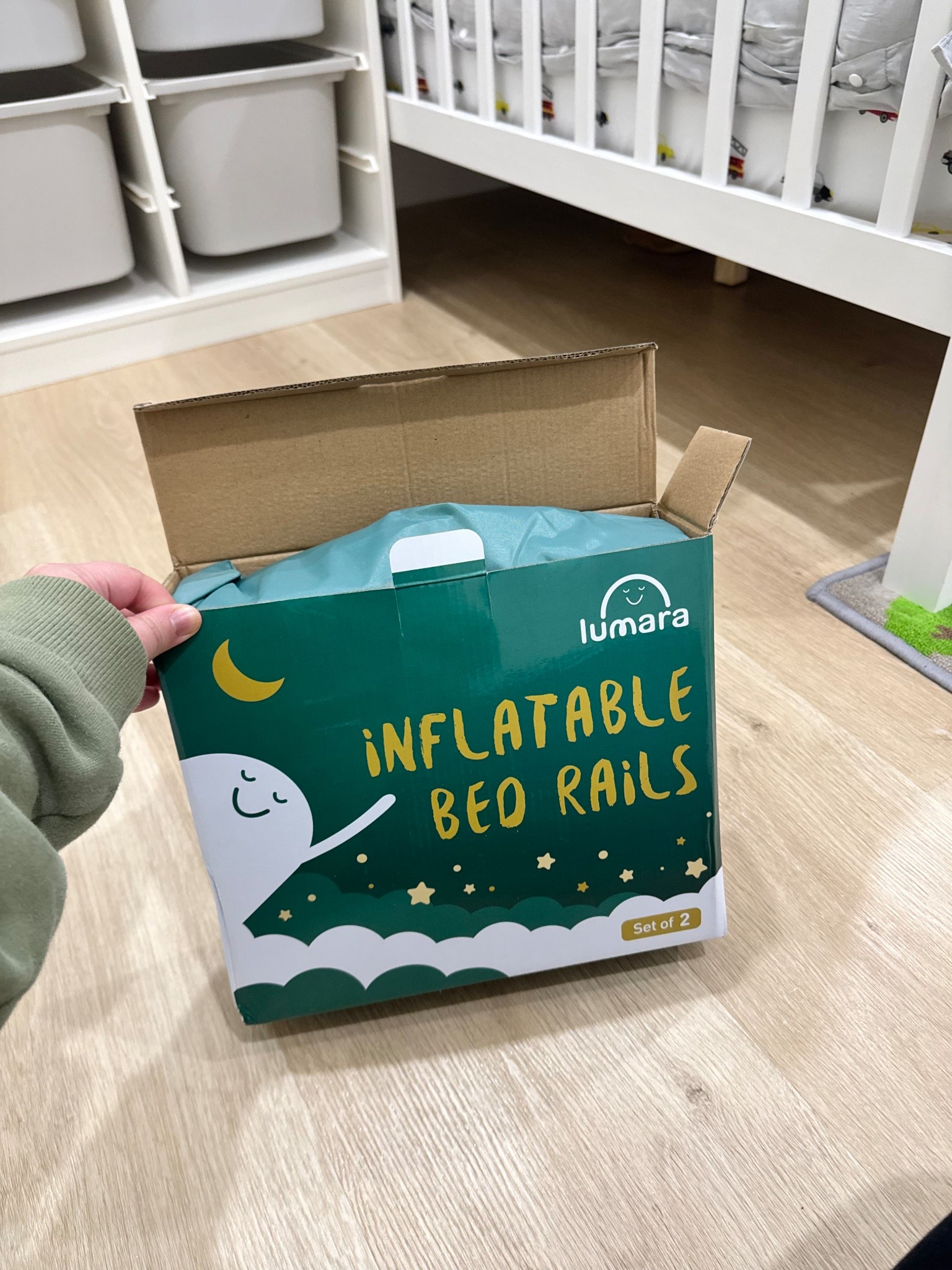 Inflatable bed rails for when you’re transitioning your little one from a crib to a big kid bed. 

#LTKKids #LTKmomlife #LTKHome
