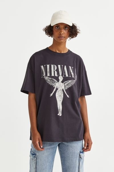 Oversized Printed T-shirt | H&M (US + CA)