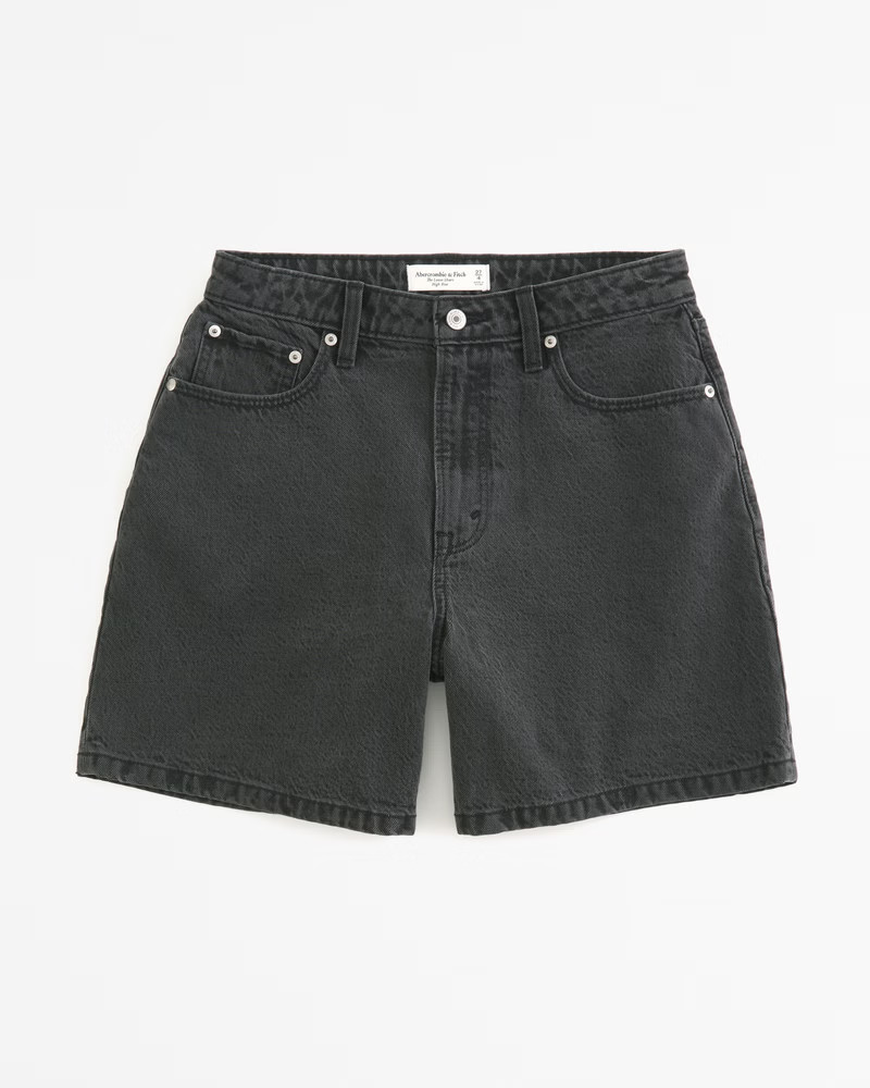 Women's Curve Love High Rise Loose Short | Women's Bottoms | Abercrombie.com | Abercrombie & Fitch (US)