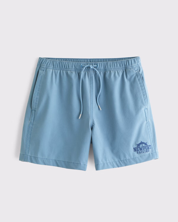 Pull-On Lined Swim Short | Abercrombie & Fitch (US)