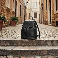 BOYATU Women\u2019s Full-Grain Leather Backpack Purse, Minimal Structured Design, Work Commuter &... | Amazon (US)