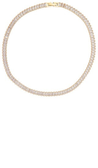 Tennis Necklace in Gold | Revolve Clothing (Global)