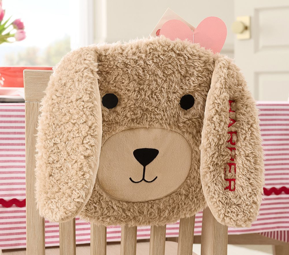 Puppy Love Valentine's Labradoodle Chairbacker | Pottery Barn Kids