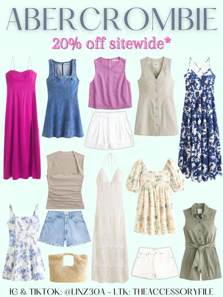 20% off SITEWIDE - tap any item below, copy code, then shop, and paste code at checkout! 

Spring fashion, spring outfits, summer fashion, summer outfits, mini dress, midi dress, maxi dress, Easter dress, vacation dress, vacation outfit, work attire, denim shorts, jean shorts, white shorts, romper, woven handbag, spring style, summer style 

#LTKSpringSale #LTKfindsunder100 #LTKstyletip