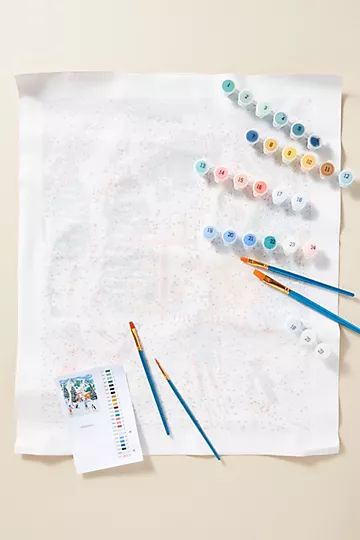 George & Viv Paint-By-Numbers Kit | Anthropologie (US)