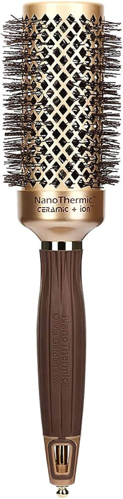 Olivia Garden NanoThermic Ceramic + Ion Round Thermal Hair Brush - Not Electrical - Professional ... | Amazon (US)
