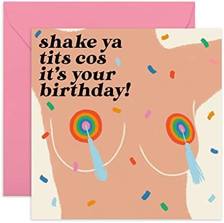 Central 23 - Funny Birthday Card for Her - 'Shake Your Tits' - Happy Birthday Card for Friends Wo... | Amazon (CA)