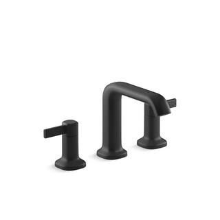 KOHLER Ashan 8 in. Widespread 2-Handle Bathroom Faucet in Matte Black K-R27138-4D-BL - The Home D... | The Home Depot