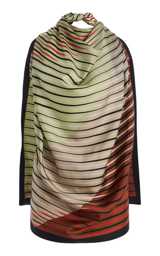 Fluted Silk-Twill Scarf Top | Moda Operandi (Global)