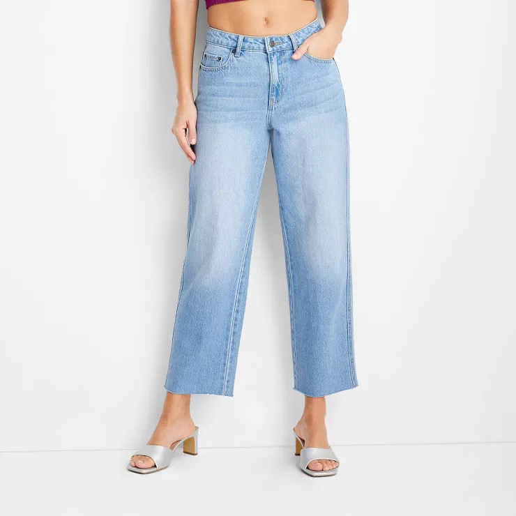 Women's High-Rise Straight Leg Denim Pant - Future Collective™ with Gabriella Karefa-Johnson Li... | Target