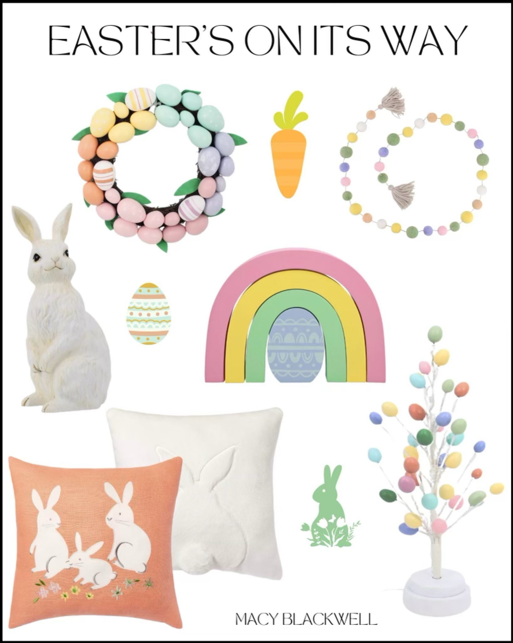 Easter decor. Colorful Easter decor. Easter home decor. Target Easter decor  

#LTKhome #LTKunder50 #LTKSeasonal