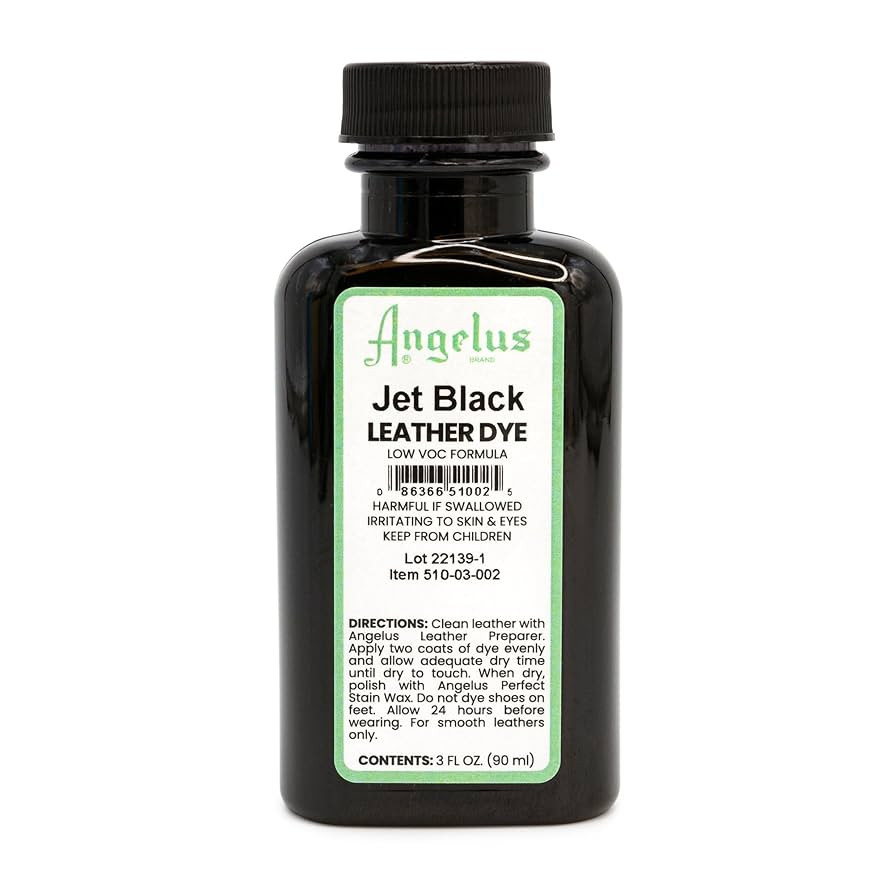 Angelus Leather Dye - Flexible Leather Dye for Shoes, Boots, Bags, Crafts, Furniture, & More 3oz ... | Amazon (US)