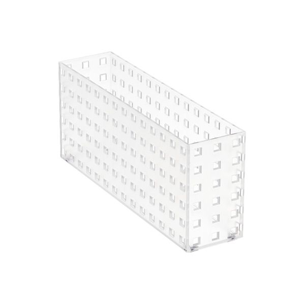 Like-It Bricks 11" Narrow Deep Bin Translucent | The Container Store