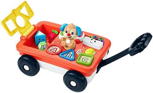 Fisher-Price Laugh & Learn Pull & Play Learning Wagon, pull-toy wagon with music, lights, and lea... | Amazon (US)