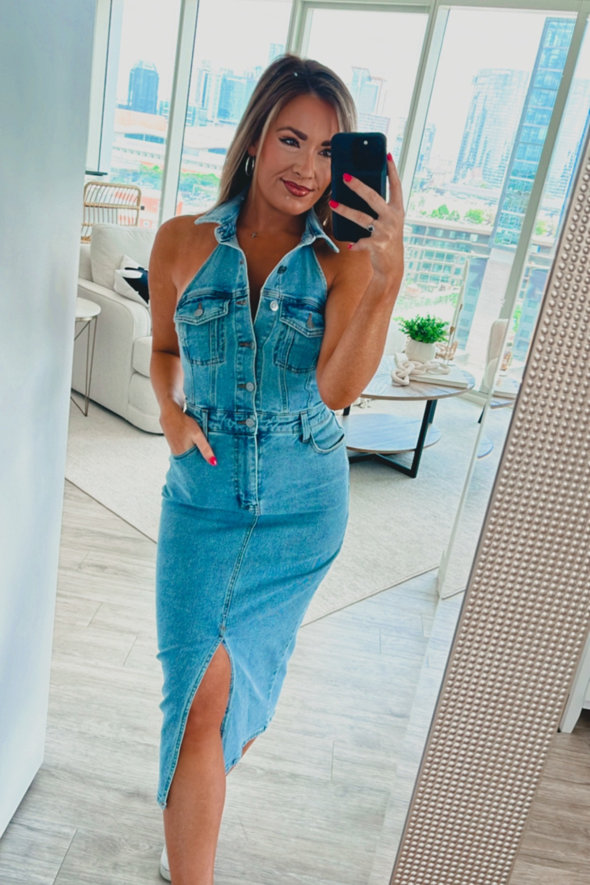Denim dress of my dreams 😍

#LTKSeasonal #LTKStyleTip #LTKSaleAlert
