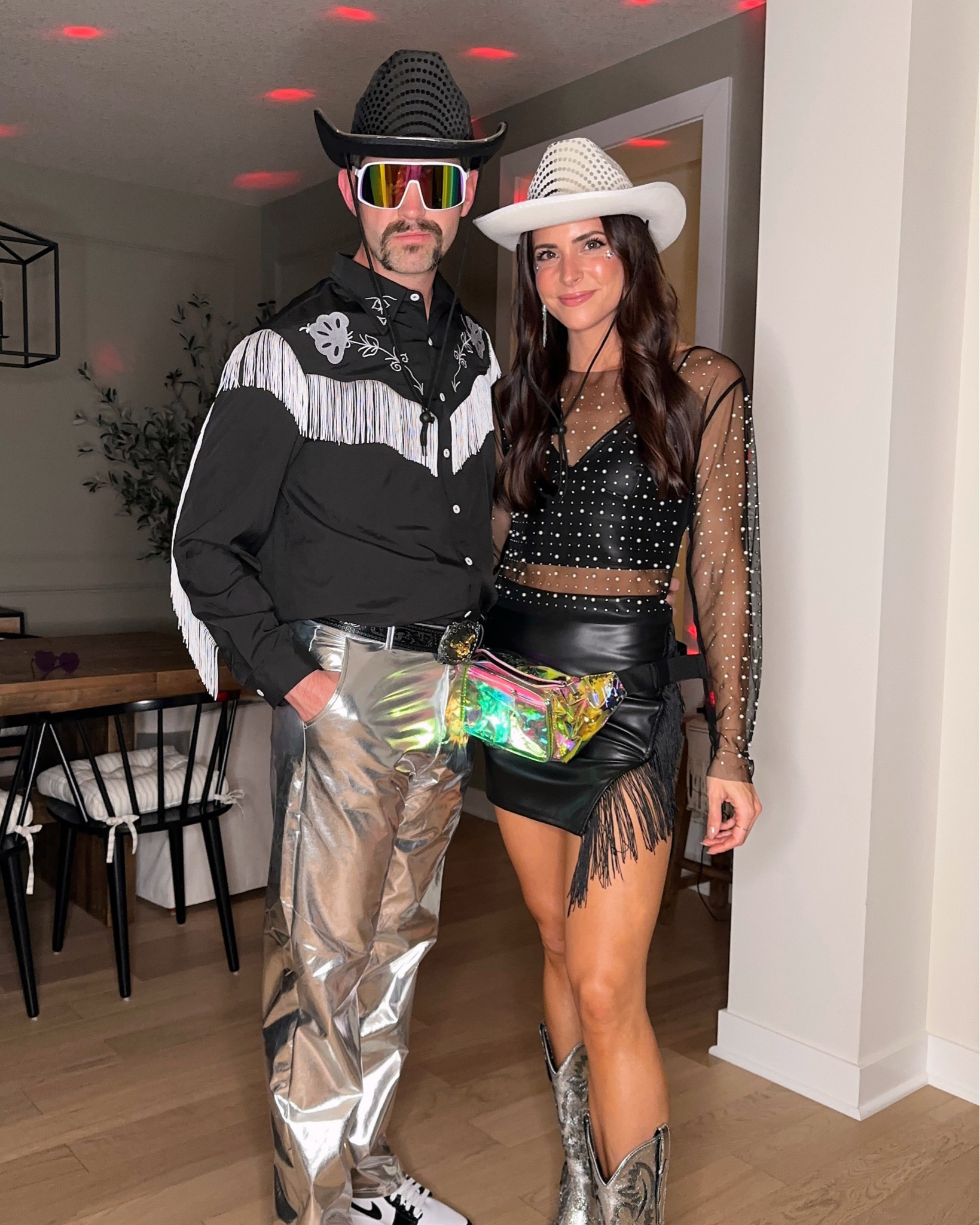 Couples Halloween costume from last year — disco cowboy/cowgirl 🤠🪩🎉

#LTKMens #LTKStyleTip #LTKHalloween