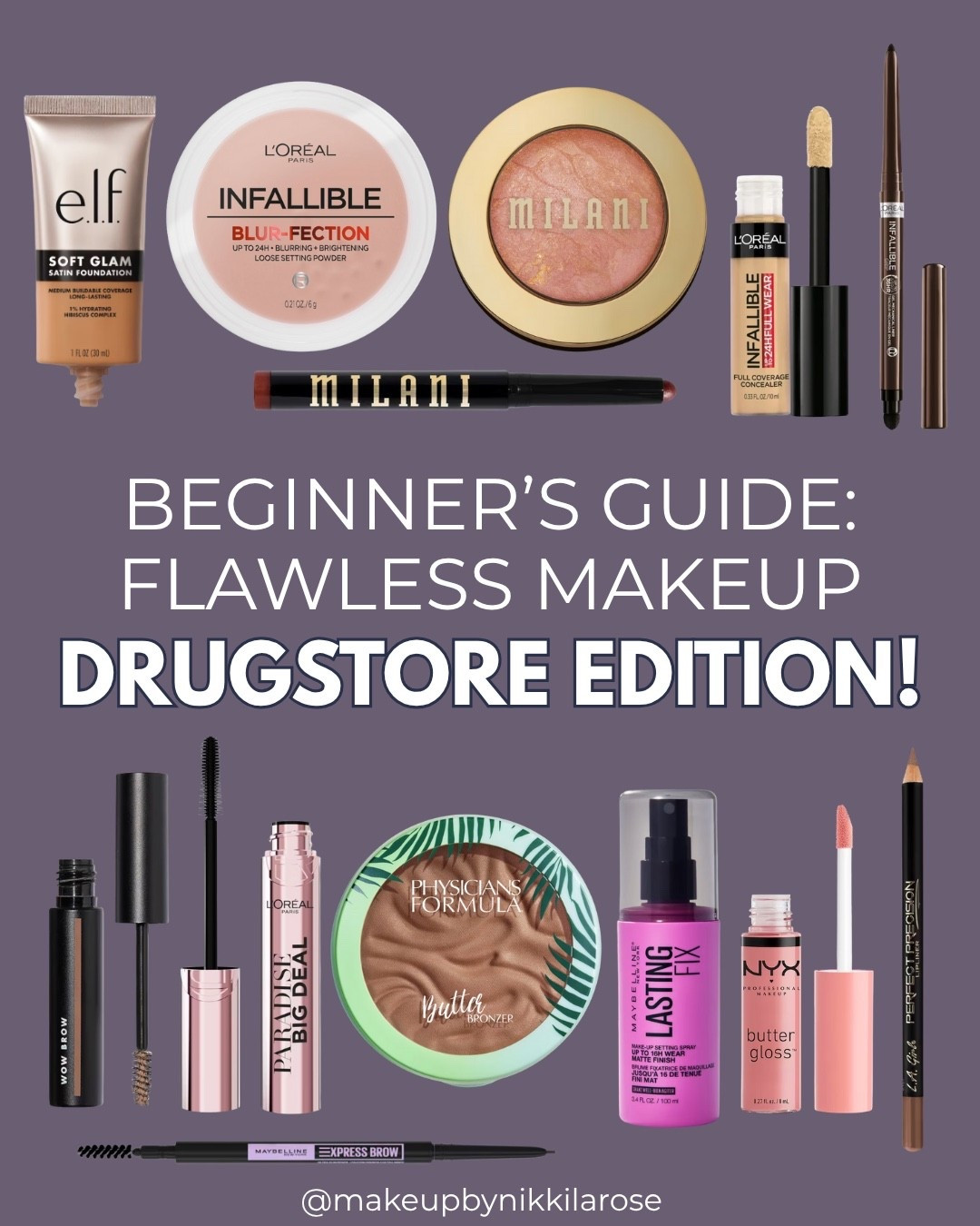 Beginner’s guide to flawless makeup - drugstore only!

#LTKBeauty