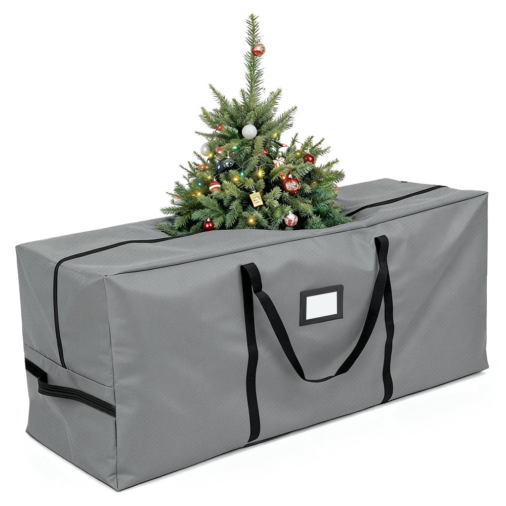 9 ft Christmas Tree Storage Bag for Artificial Xmas Holiday Trees,Waterproof Christmas Bags with ... | Walmart (US)