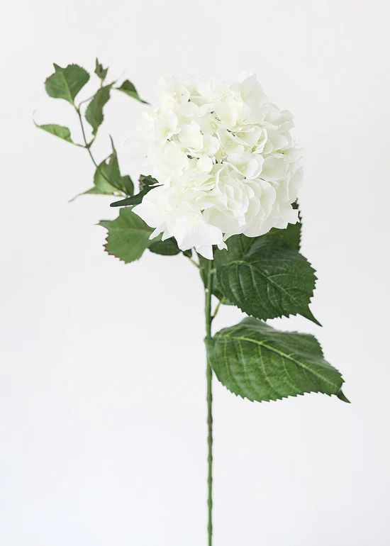 Cream White Fake Hydrangea Flower - 34 | Afloral (US)